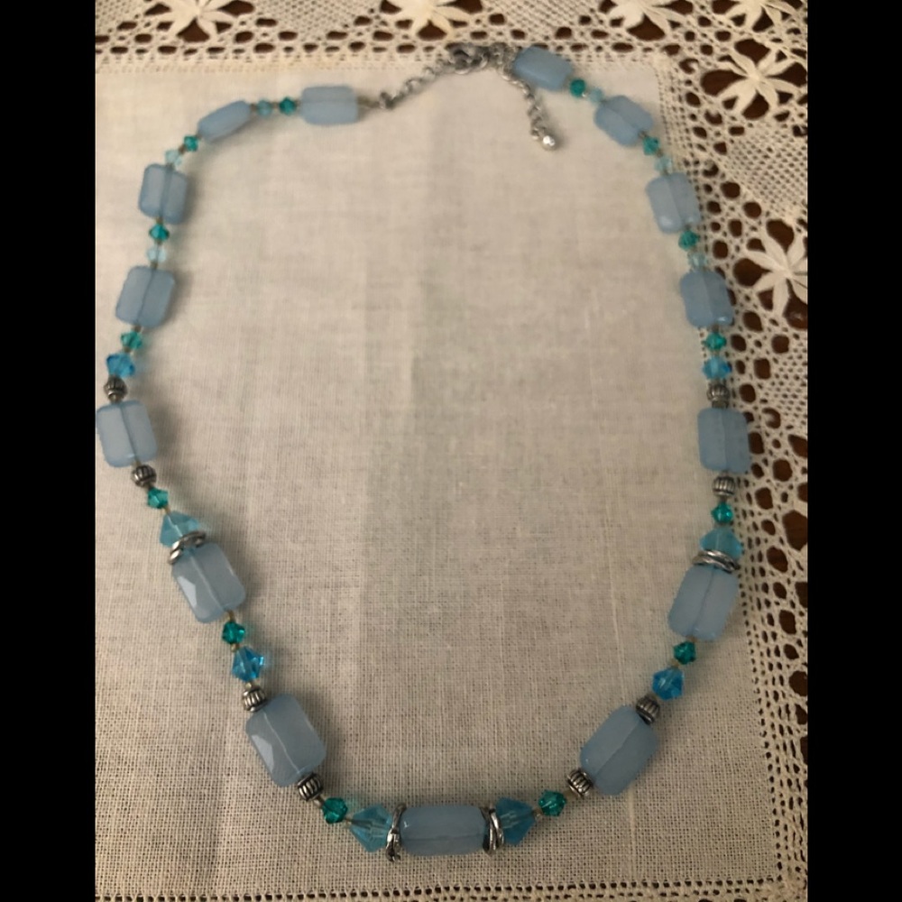 Blue necklace